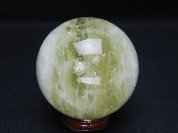 シトリン水晶 丸玉 64mm [t63-7914] 3枚目