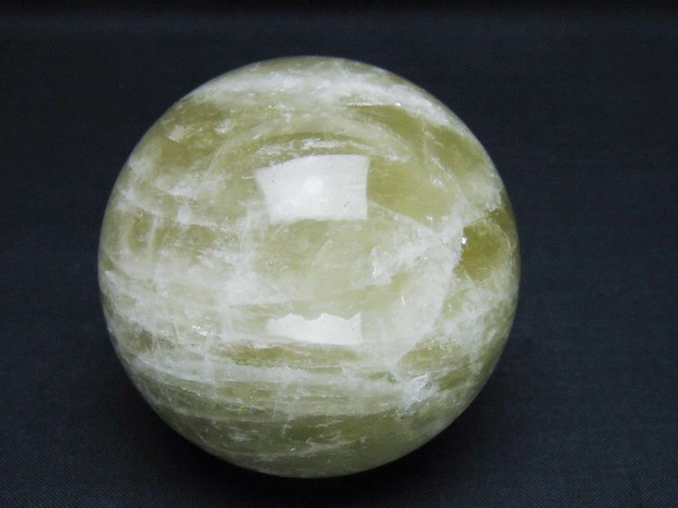 シトリン水晶 丸玉 68mm [t63-7951] 1枚目