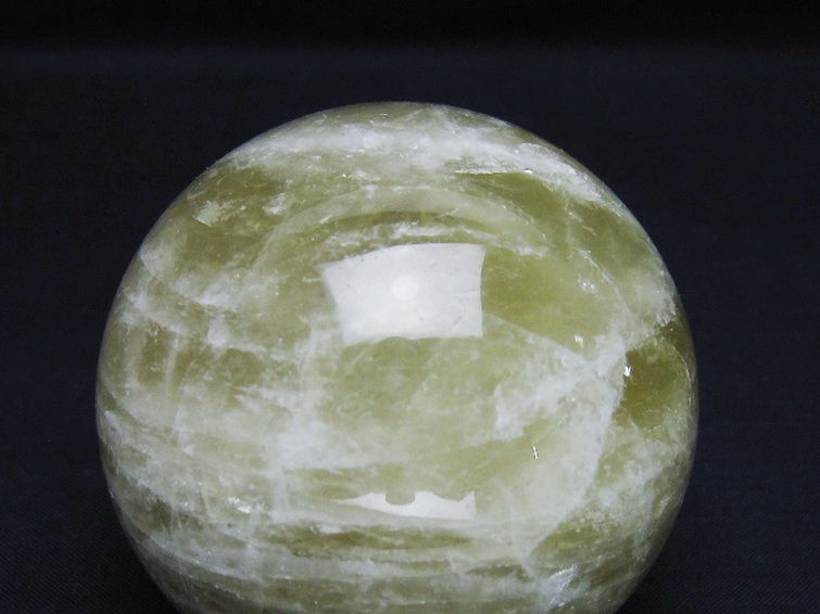 シトリン水晶 丸玉 68mm [t63-7951] 2枚目