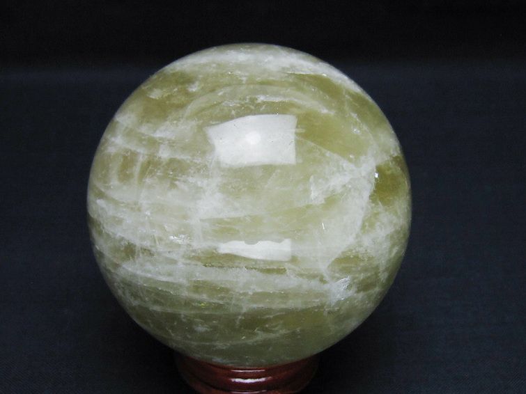 シトリン水晶 丸玉 68mm [t63-7951] 3枚目