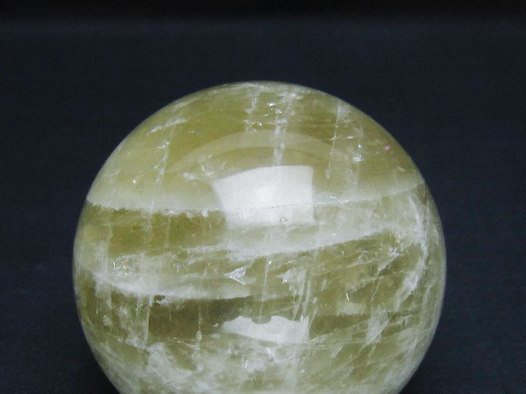 シトリン水晶 丸玉 64mm [t63-7954] 2枚目