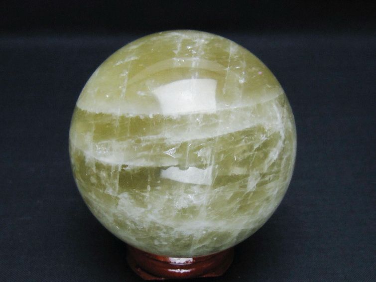 シトリン水晶 丸玉 64mm [t63-7954] 3枚目