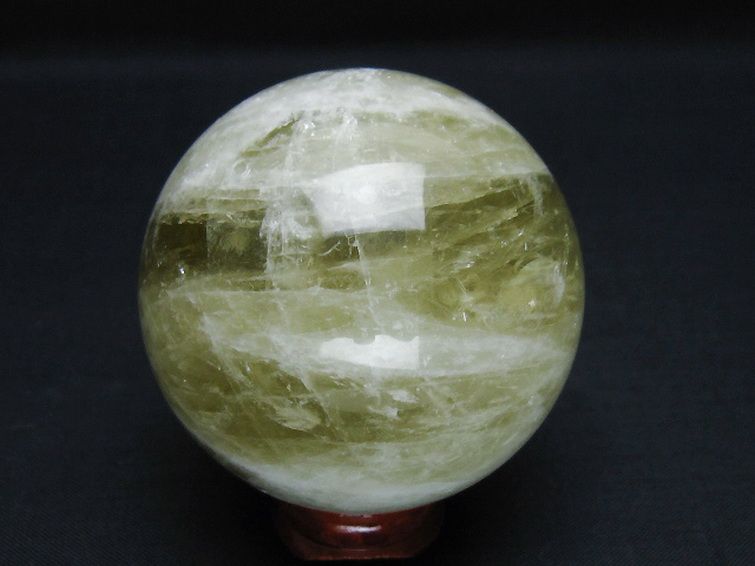 シトリン水晶 丸玉 57mm [t63-7957] 3枚目