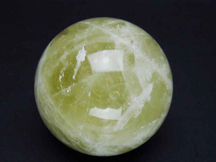 シトリン水晶 丸玉 62mm [t63-7967] 1枚目