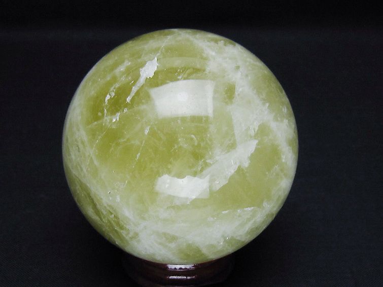 シトリン水晶 丸玉 62mm [t63-7967] 3枚目