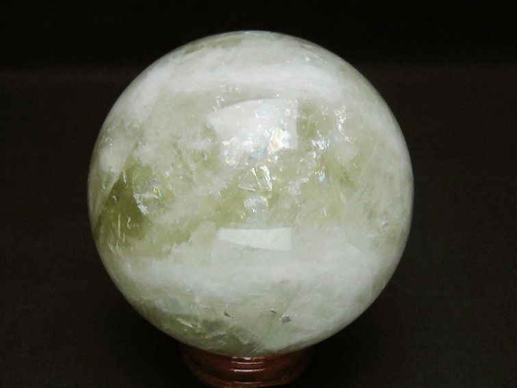 シトリン水晶 丸玉 73mm [t63-7973] 3枚目