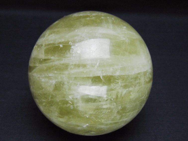 シトリン水晶 丸玉 74mm [t63-7977] 1枚目