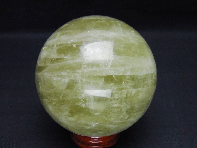 シトリン水晶 丸玉 74mm [t63-7977] 3枚目