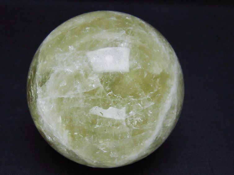 シトリン水晶 丸玉 70mm [t63-7990] 1枚目