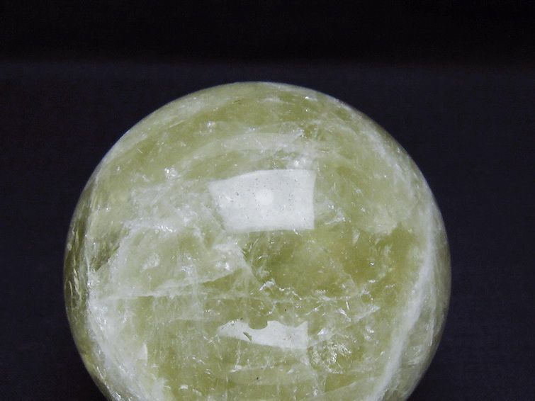 シトリン水晶 丸玉 70mm [t63-7990] 2枚目