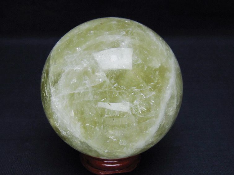 シトリン水晶 丸玉 70mm [t63-7990] 3枚目