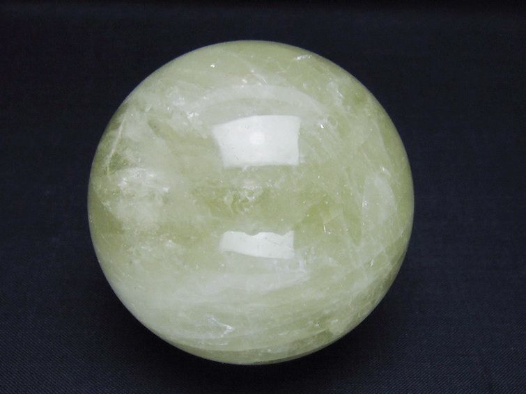 シトリン水晶 丸玉 65mm [t63-8000] 1枚目