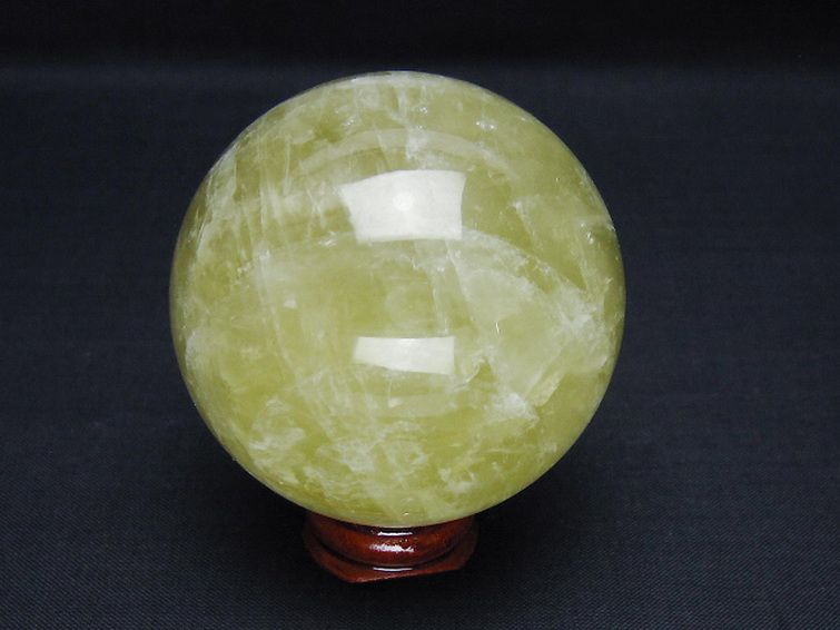 シトリン水晶 丸玉 58mm [t63-8005] 3枚目