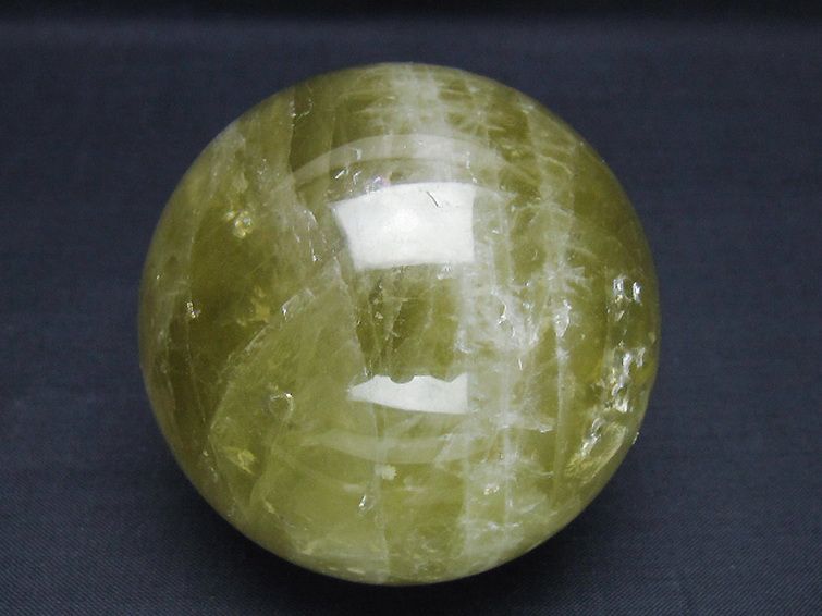 シトリン水晶 丸玉 68mm [t63-8018] 1枚目
