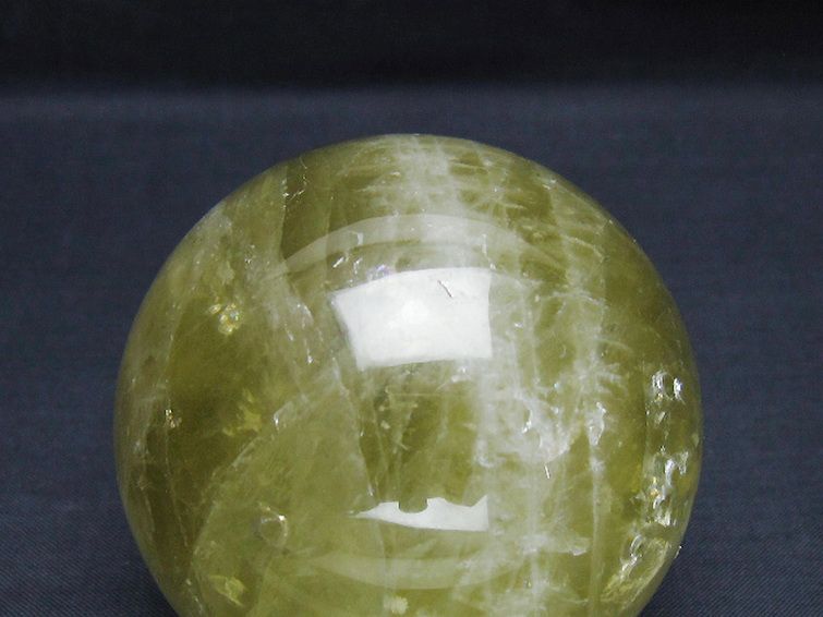 シトリン水晶 丸玉 68mm [t63-8018] 2枚目