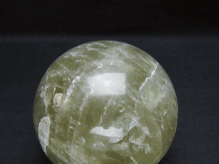 シトリン水晶 丸玉 70mm [t63-8020] 2枚目