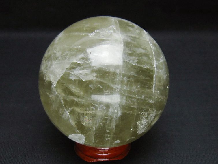 シトリン水晶 丸玉 70mm [t63-8020] 3枚目