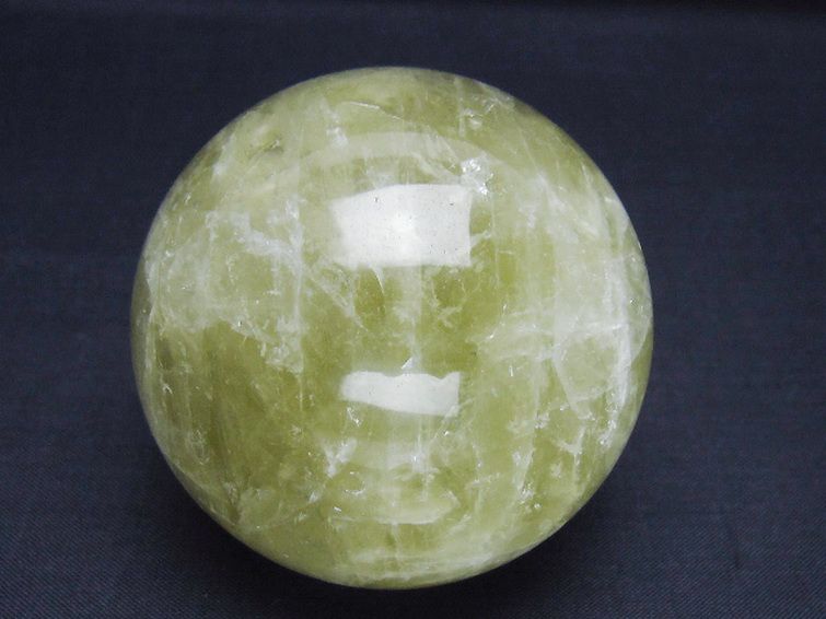 シトリン水晶 丸玉 66mm [t63-8033] 1枚目