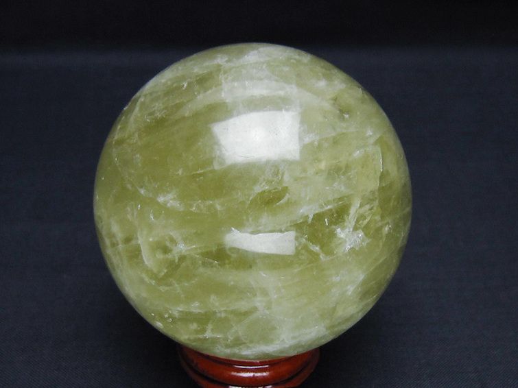 シトリン水晶 丸玉 66mm [t63-8033] 3枚目