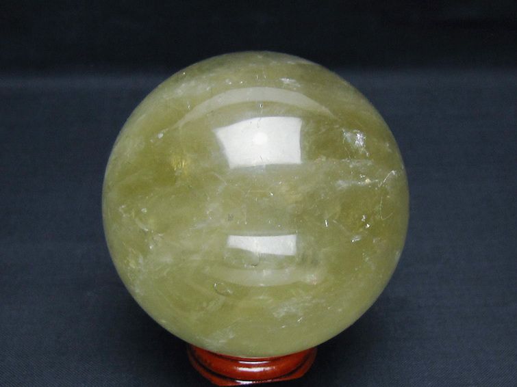 シトリン水晶 丸玉 70mm [t63-8036]