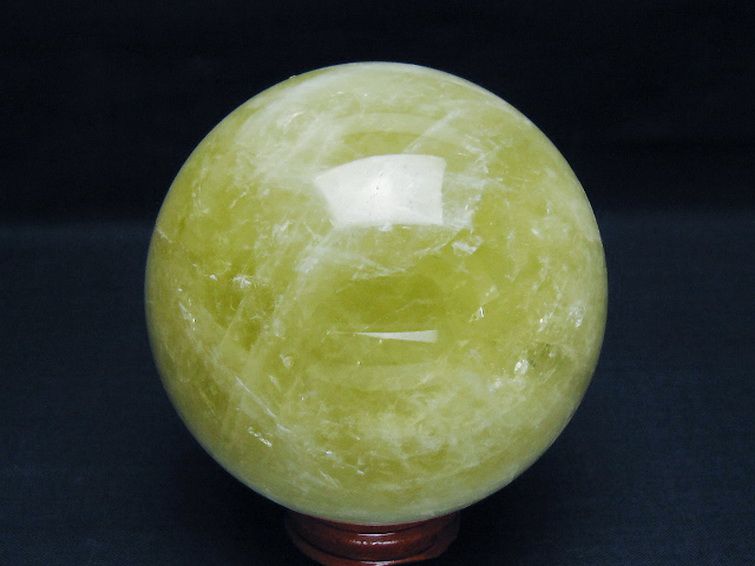 シトリン水晶 丸玉 82mm [t63-8067] 3枚目