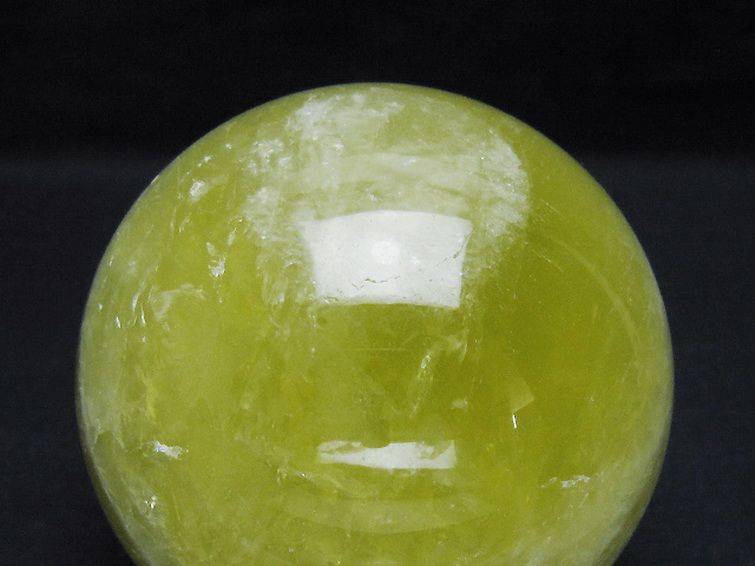 シトリン水晶 丸玉 81mm [t63-8072] 2枚目