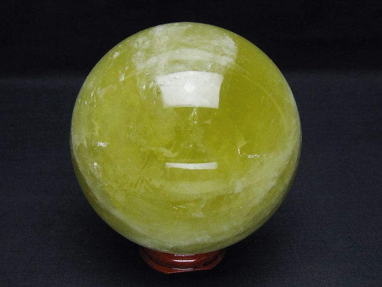 シトリン水晶 丸玉 81mm [t63-8072] 3枚目