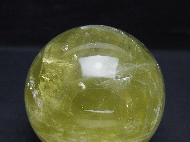 シトリン水晶 丸玉 86mm [t63-8106] 2枚目