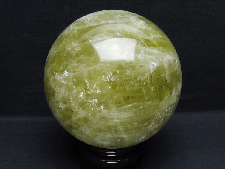 4.3Kg シトリン水晶 丸玉 150mm [t63-8133] 3枚目