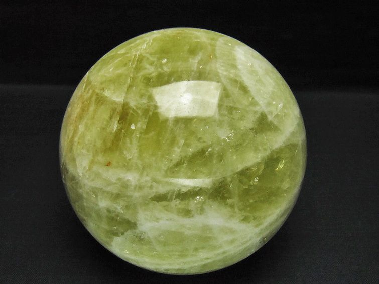 1.2Kg シトリン水晶 丸玉 93mm [t63-8164] 1枚目