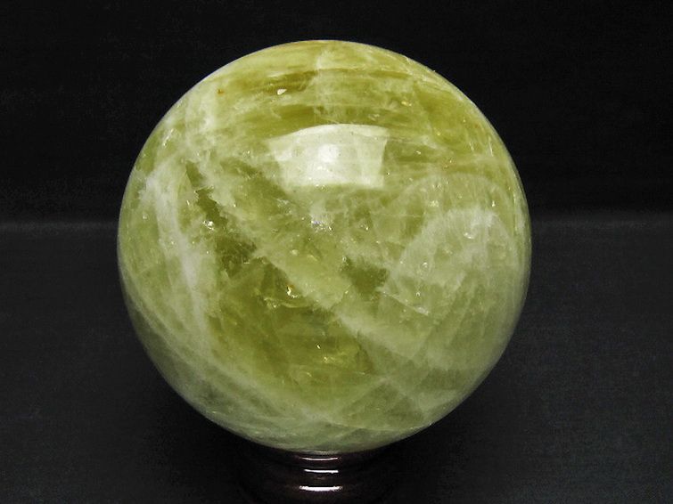 1.2Kg シトリン水晶 丸玉 93mm [t63-8164] 3枚目