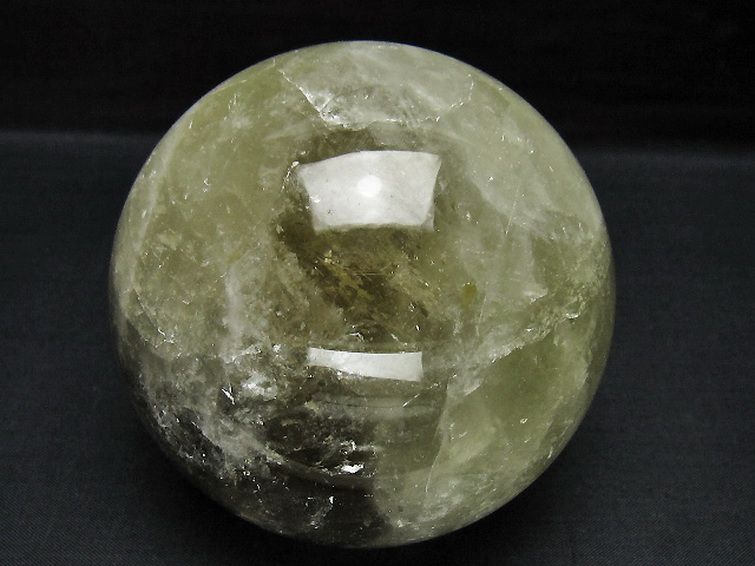 1Kg シトリン水晶 丸玉 90mm [t63-8167] 1枚目