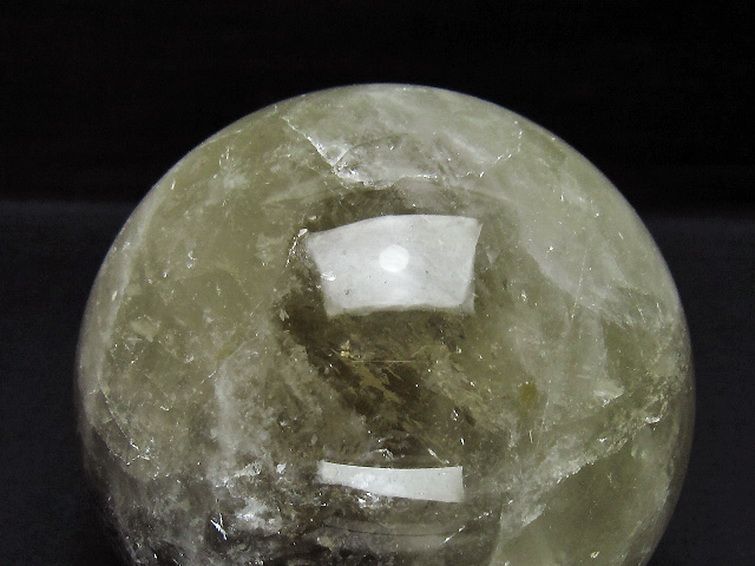 1Kg シトリン水晶 丸玉 90mm [t63-8167] 2枚目