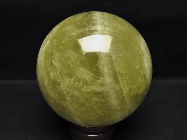 2Kg シトリン水晶 丸玉 117mm [t63-8281] 3枚目