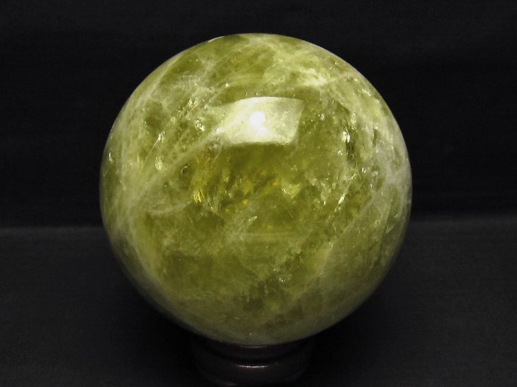 2.2Kg シトリン水晶 丸玉 120mm [t63-8287] 3枚目