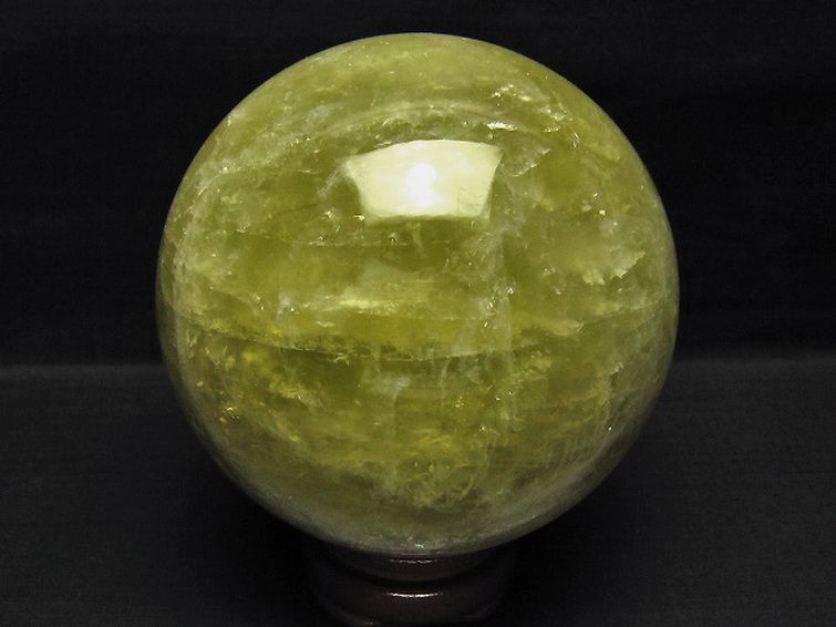 2.2Kg シトリン水晶 丸玉 120mm [t63-8293] 3枚目