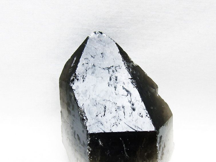 ブラジル産 モリオン 純天然 黒水晶 原石 [t633-2275] 2枚目