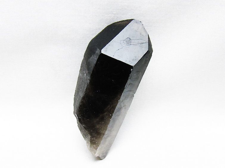 ブラジル産 モリオン 純天然 黒水晶 原石 [t633-2357] 1枚目