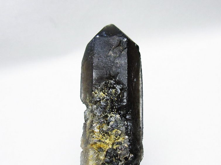 ブラジル産 モリオン 純天然 黒水晶 原石[T633-2467] 2枚目