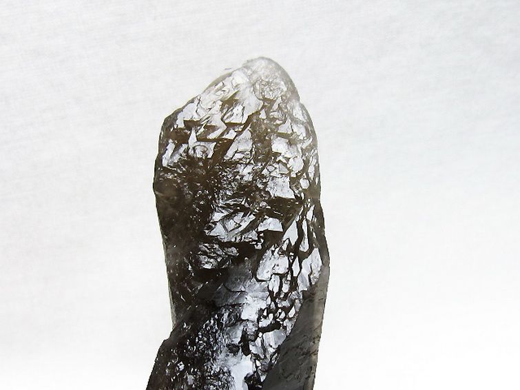 ブラジル産 モリオン 純天然 黒水晶 原石 [t633-2758] 2枚目