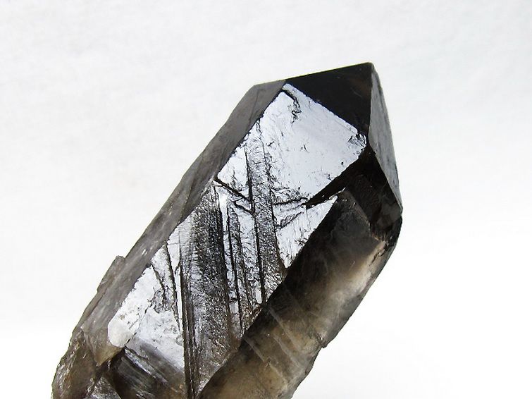 ブラジル産 モリオン 純天然 黒水晶 原石 [t633-2767] 2枚目