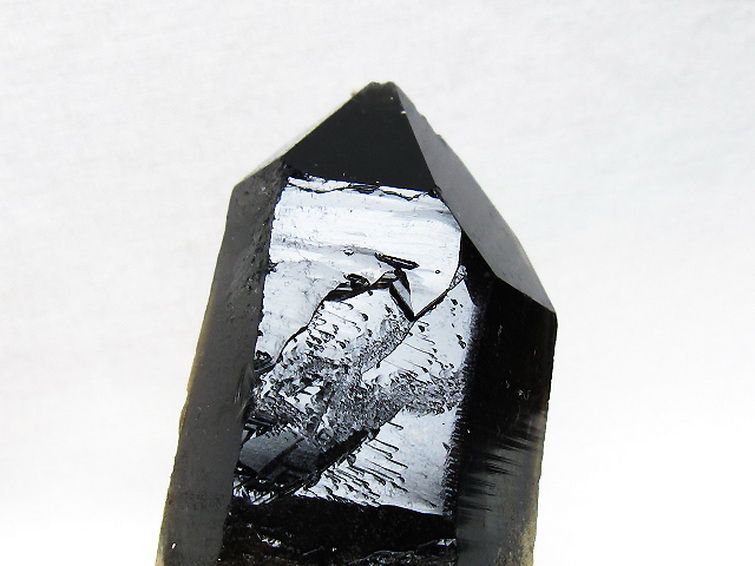 ブラジル産 モリオン 純天然 黒水晶 原石 [t633-2771] 2枚目