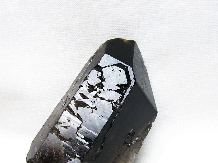 ブラジル産 モリオン 純天然 黒水晶 原石 [t633-2783] 2枚目