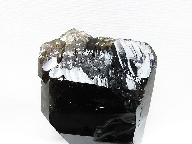 ブラジル産 モリオン 純天然 黒水晶 原石 [t633-2784] 2枚目