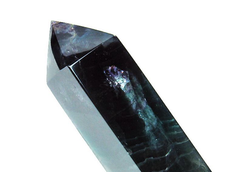 フローライト 四角柱 ポリッシュポイント[T634-5219] 1枚目