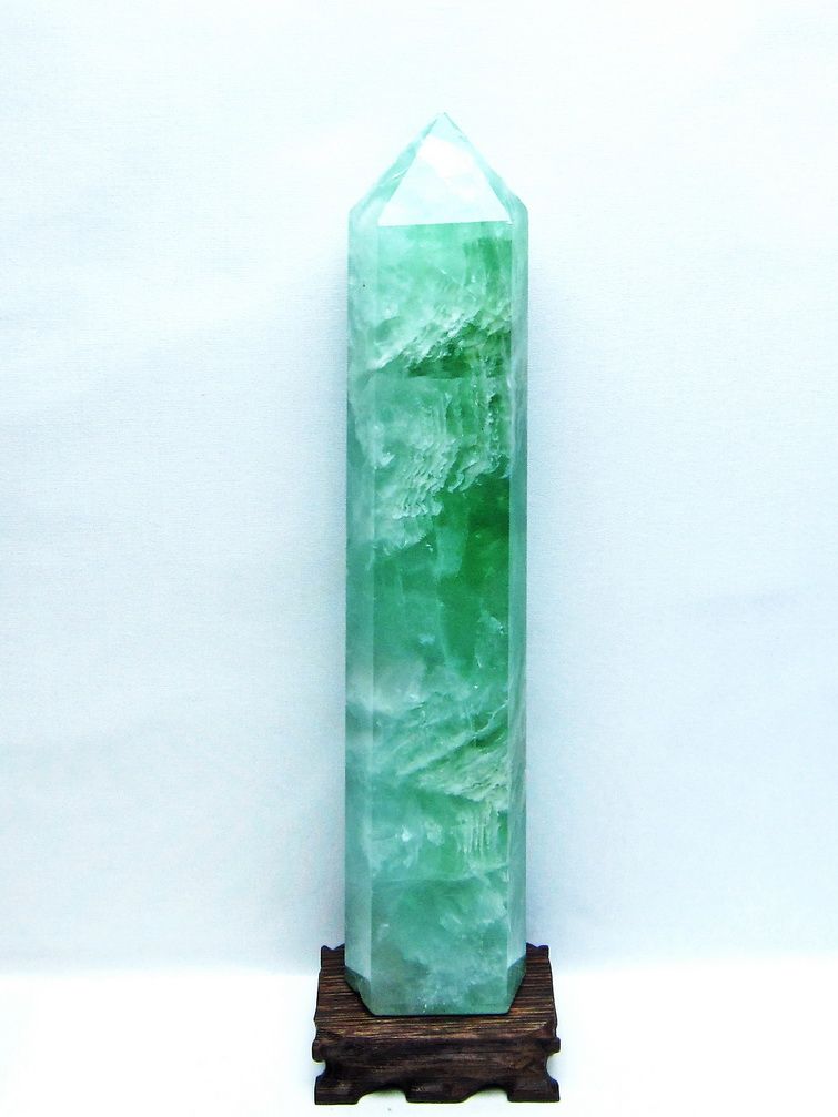 1.7Kg フローライトファントム 六角柱[T634-5271] 1枚目