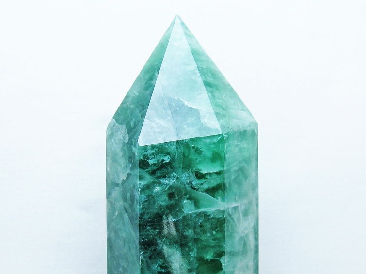 4.2Kg フローライト 六角柱[T634-5525] 3枚目