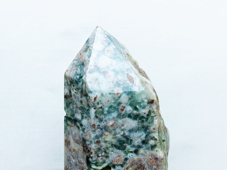 2.5Kg フローライト共生 水晶 六角柱[T634-5534] 2枚目