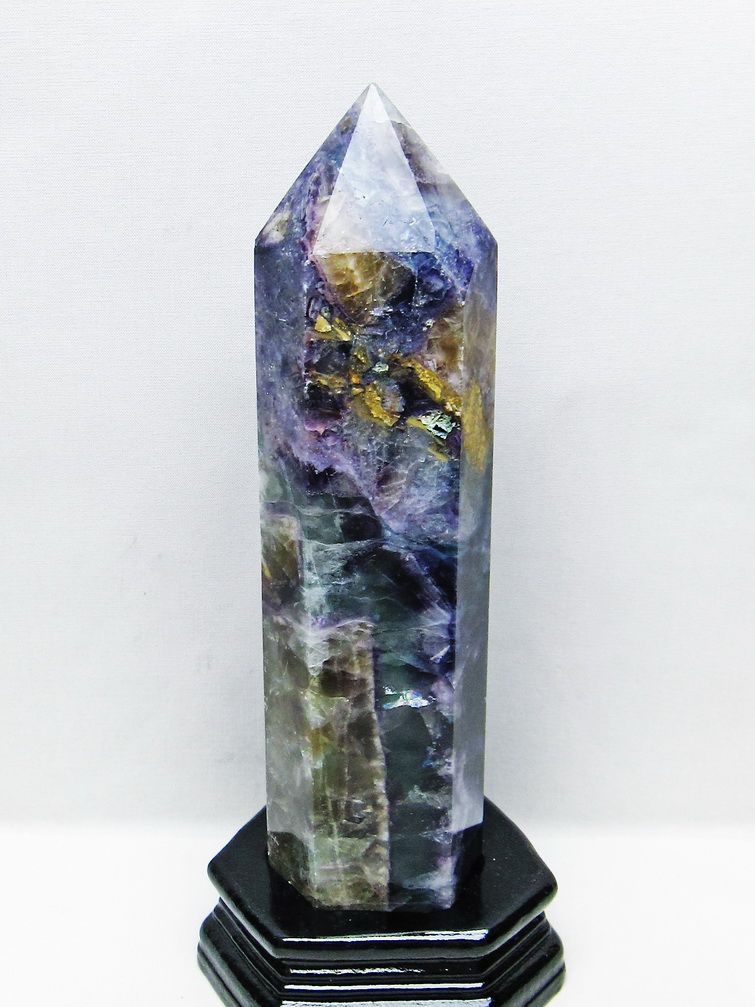 1.5Kg フローライト 六角柱 [t634-5598] 1枚目