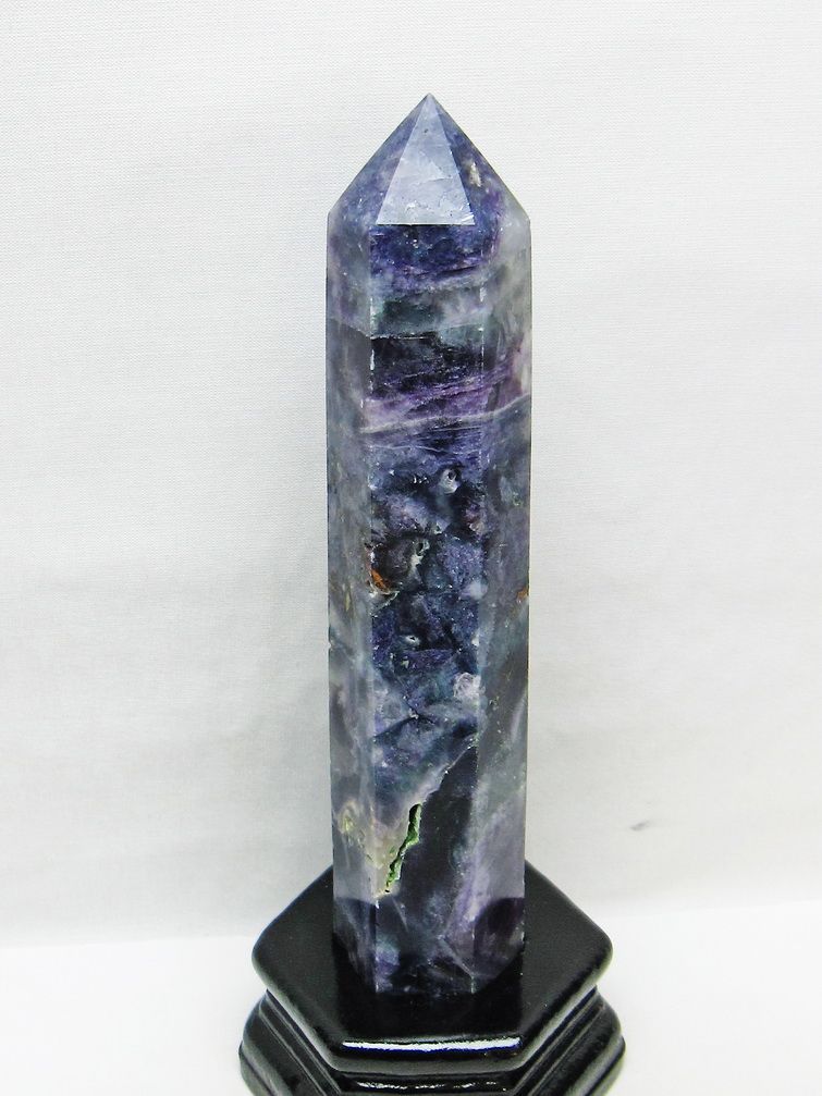 フローライト 六角柱 [t634-5650] 1枚目